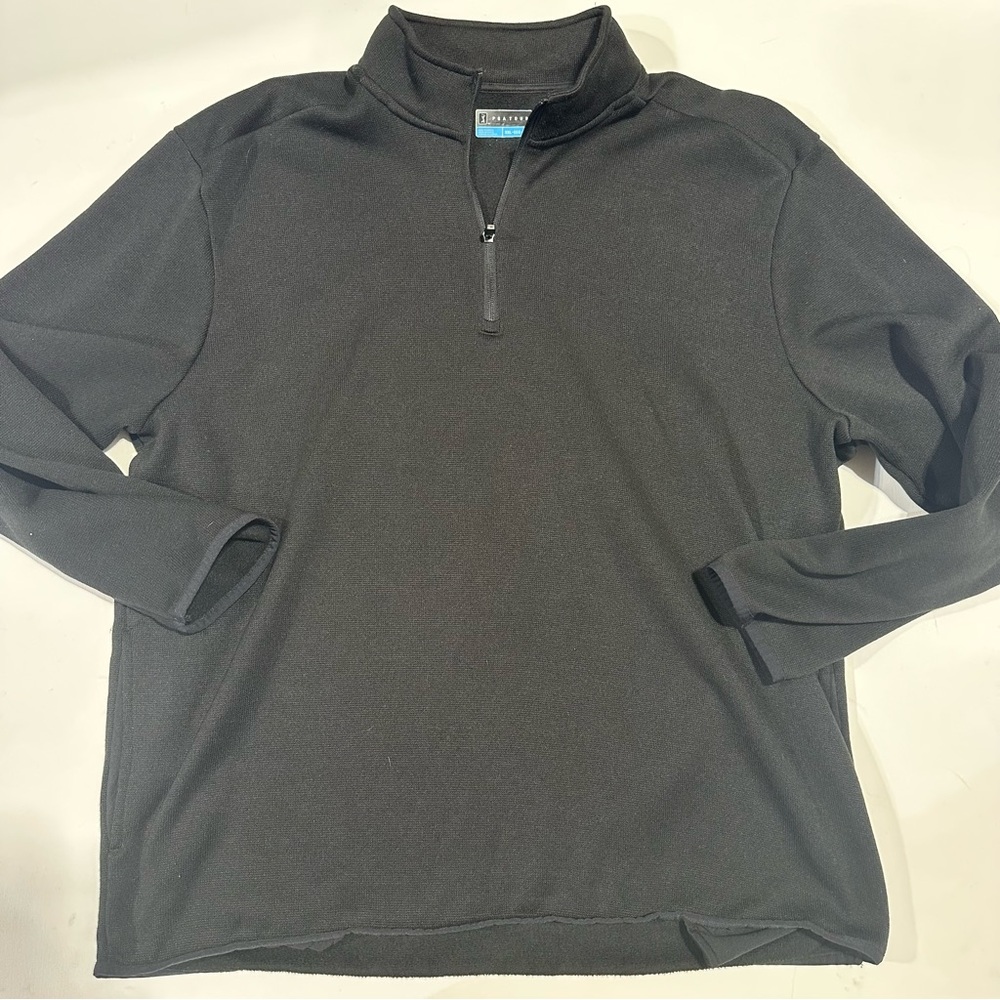 PGA Tour Black Knit Pullover